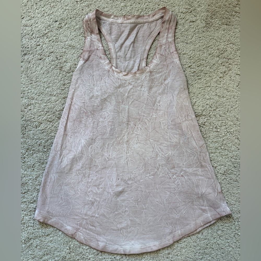 Lululemon Pink Love Tank Wash